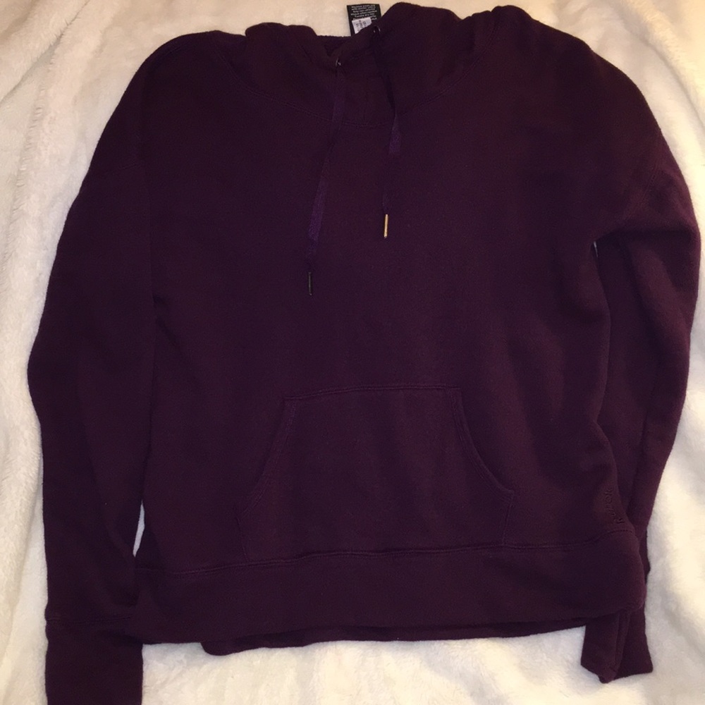 Purple Reebok Cowl Neck Small Hoodie